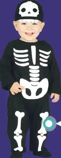 Centrakor Le déguisement bébé cute skeleton offre