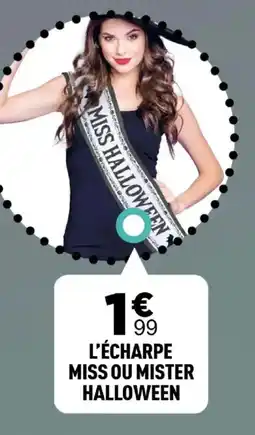Centrakor L'écharpe miss ou mister halloween offre