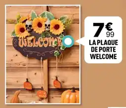 Centrakor La plaque de porte welcome offre