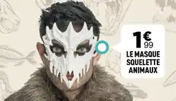 Centrakor Le masque squelette animaux offre