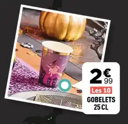 Centrakor Les 10 gobelets 25 cl offre