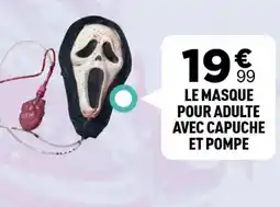 Centrakor Le masque pour adulte avec capuche et pompe offre