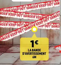Centrakor La bande d'avertissement 6m offre