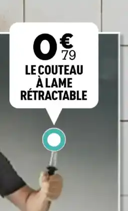 Centrakor Le couteau à lame rétractable offre