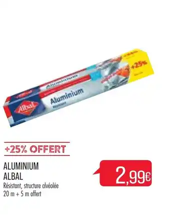 Match Aluminium albal offre