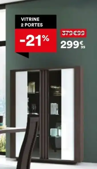 BUT Vitrine 2 portes offre