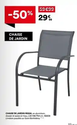 BUT Chaise de jardin irissa offre
