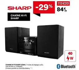 BUT SHARP Chaine hi-fi xlb510 offre
