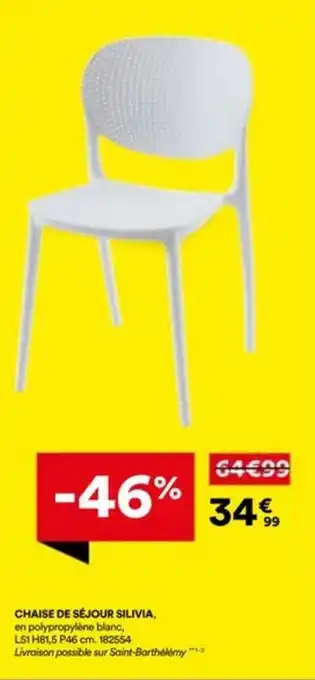 BUT Chaise de séjour silivia, offre