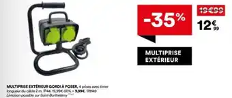 BUT Multiprise extérieur gordi à poser offre