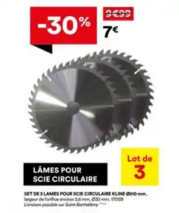BUT Lâmes pour scie circulaire offre