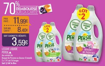 Match Lessive liquide persil offre