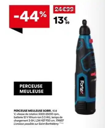 BUT FORTEX Perceuse meuleuse offre