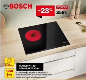 BUT BOSH Plaques vitro- céramiques offre