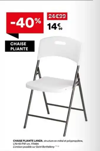 BUT Chaise pliante offre