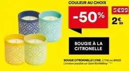 BUT Bougie à la citronelle offre
