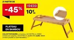 BUT Plateau en bambou offre