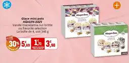 Coccinelle Supermarché HÄAGEN-DAZS Glace mini pots offre