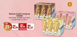 Coccinelle Supermarché CANDIA Boisson lactée Candy'up offre