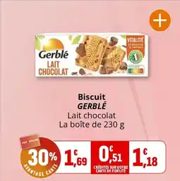 Coccinelle Supermarché GERBLÉ Biscuit offre