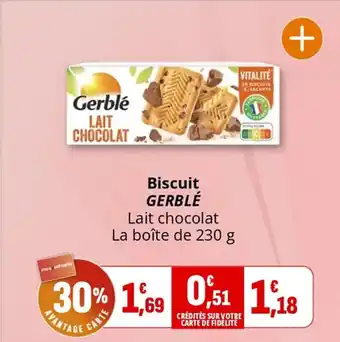 Coccinelle Supermarché GERBLÉ Biscuit offre