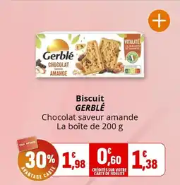 Coccinelle Supermarché GERBLÉ Biscuit offre