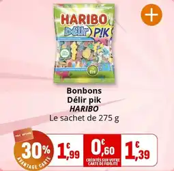 Coccinelle Supermarché HARIBO Bonbons Délir pik offre