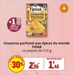 Coccinelle Supermarché TIPIAK Couscous parfumé aux épices du monde offre