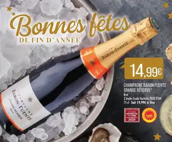 Match Champagne baron fuente grande réserve offre