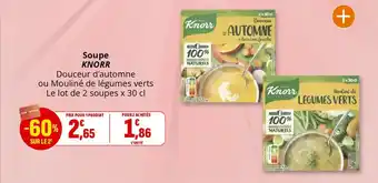 Coccinelle Supermarché KNORR Soupe offre