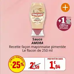 Coccinelle Supermarché AMORA Sauce offre