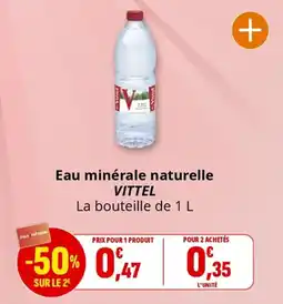 Coccinelle Supermarché VITTEL Eau minérale naturelle offre