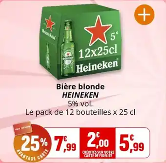 Coccinelle Supermarché HEINEKEN Bière blonde offre