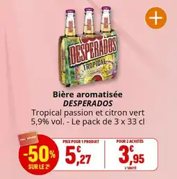 Coccinelle Supermarché DESPERADOS Bière aromatisée offre