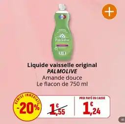 Coccinelle Supermarché PALMOLIVE Liquide vaisselle original offre