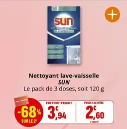 Coccinelle Supermarché SUN Nettoyant lave-vaisselle offre