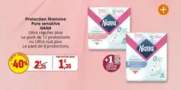 Coccinelle Supermarché NANA Protection féminine Pure sensitive offre