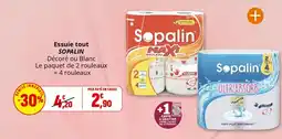 Coccinelle Supermarché SOPALIN Essuie tout offre