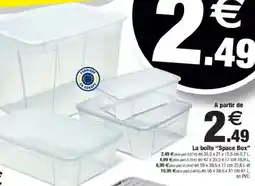 Bazarland La boîte "Space Box" offre