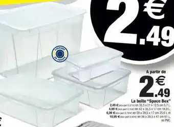 Bazarland La boîte "Space Box" offre