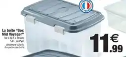 Bazarland La boîte "Box Mid Voyager" offre