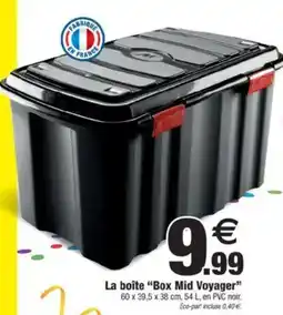 Bazarland La boîte "Box Mid Voyager" offre