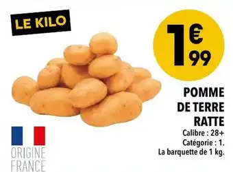 Supeco Pomme de terre ratte offre