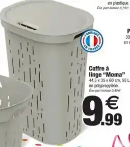 Bazarland Coffre à linge "Moma" offre