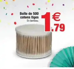 Bazarland Boîte de 500 cotons tiges offre
