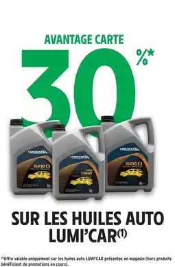 Intermarché Sur les huiles auto lumi'car offre