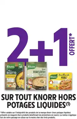 Intermarché Sur tout knorr hors potages liquides offre