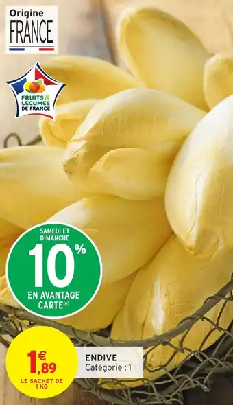 Intermarché Endive offre