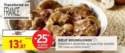 Intermarché Bœuf bourguignon offre