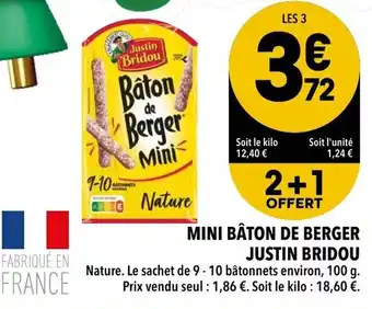 Mini baton de berger justin bridou